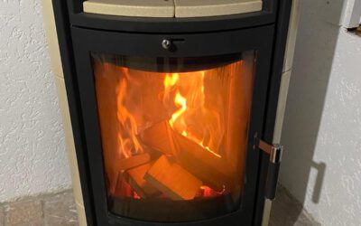 Der Kamin steht!